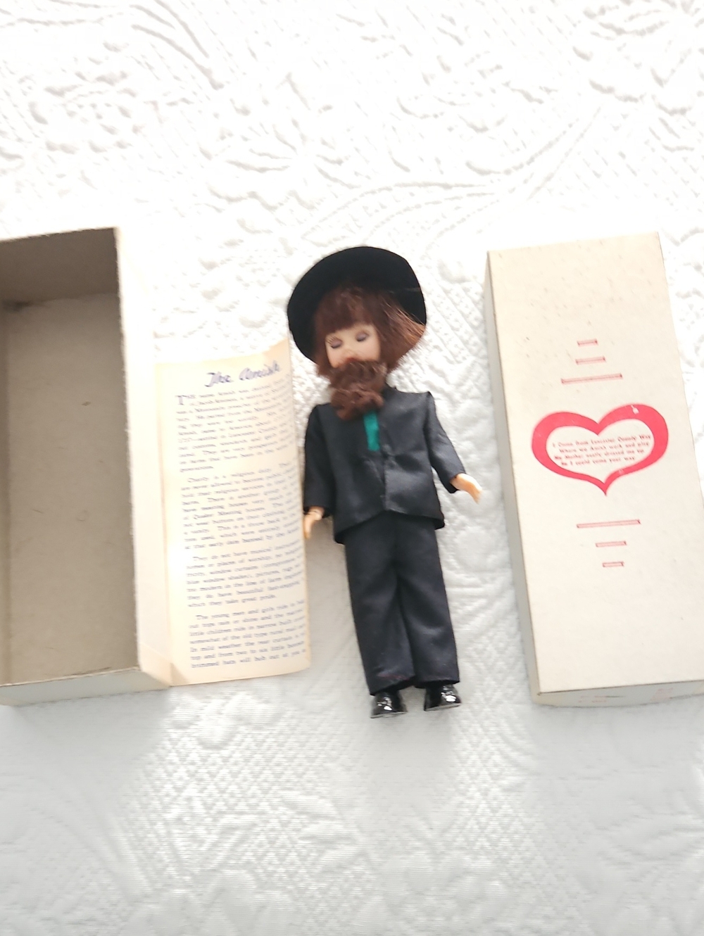 Vintage Amish Boy Doll
